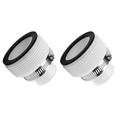 Imagen de kit de conversión adaptadores manguera tipo B 25009 10722 compatible con INTEX 1,25&quot; a 1,5&quot; para bomba filtro y agua salada 2 piezas