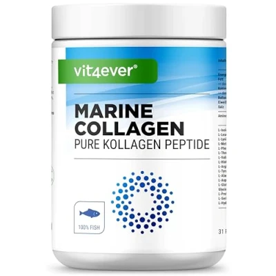 Imagen de Colágeno Marino en Polvo 500g Péptidos Hidrolizados de Bioactivo Solubilidad Perfecta Pescado Natural Materia Prima Primera Calidad Neutro