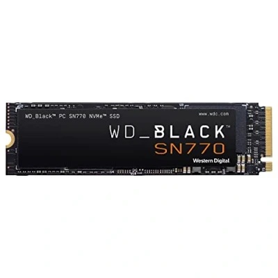 Imagen de WD_BLACK 2TB SN770 M.2 2280 Game Drive PCIe Gen4 NVMe hasta 5150 MB/s