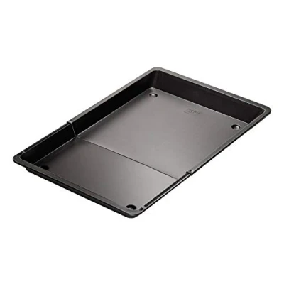 Imagen de Dr. Oetker Bandeja horno universal extensible y ajustable para hornear galletas o tartas de frutas con revestimiento antiadherente resistente hasta 230ºC, Ca. 2500 3500ml,37x33x3cm, 1ud