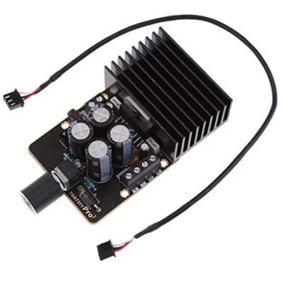 Imagen de DollaTek TDA7377 el Tablero del Amplificador de Audio Digital Coche 2x30W estéreo Doble Canal 12V amplifica módulo