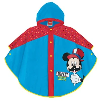 Imagen de MICKEY MOUSE Impermeable Eva Chubasquero, Unisex niños, Multicolor, 3/6 años