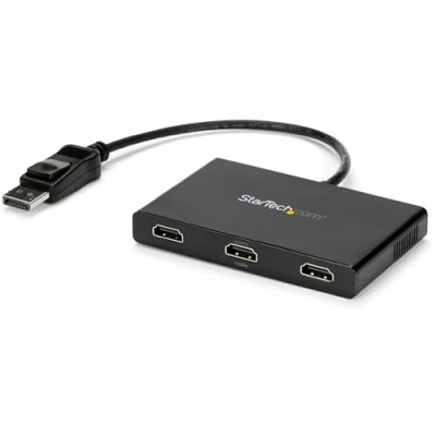 Imagen de Startech.com Splitter Multiplicador Displayport A 3 Puertos Hdmi Hub Mst Dp 1.2 Convertidor De Vídeo