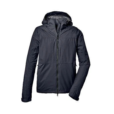 Imagen de killtec Hombre Chaqueta funcional/chaqueta de exterior con capucha desmontable KOS 12 MN JCKT, dark navy, XL, 41261 000