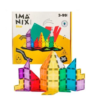 Imagen de Imanix Star 36 pzas CONSTRUCCIÓN MAGNÉTICA