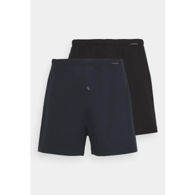 Imagen de Schiesser 2 PACK Boxer, Hombre, Talla: Medium, Schwarz/dunkelblau mix