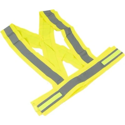 Imagen de ON BIKE 3773 Chaleco de alta visibilidad amarillo OS Con elementos reflectantes