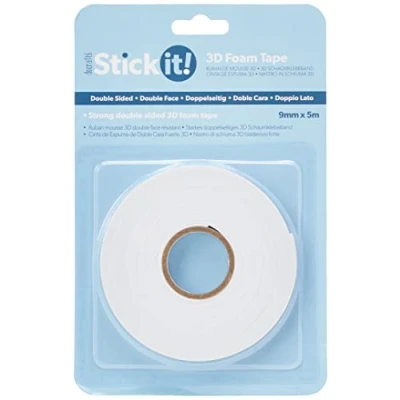 Imagen de docrafts Stick it! Cinta de espuma, color blanco, talla única