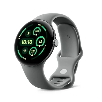 Imagen de Smartwatch Google Pixel Watch 3, AMOLED, 45 mm, S L, Aluminio 100% reciclado, Verde liquen