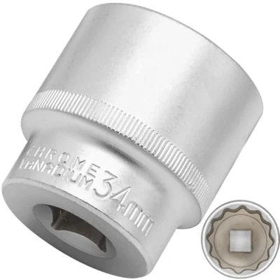 Imagen de DAKCOS 1/2&quot; Llaves de Multidiente Vasos 12 carasTamaño: 34mmCR V