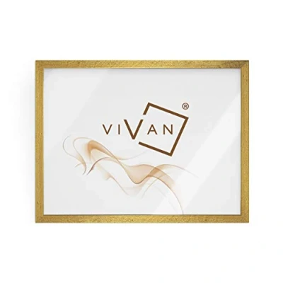 Imagen de VIVAN Marco de madera Color oro Tamaño la imagen 50 x 70 cm