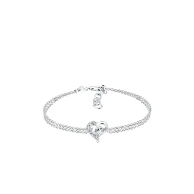 Imagen de Elli Heart Pulsera silvercoloured, Mujer, Talla: 17, Silver coloured