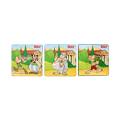 Imagen de SD Toys Posavasos Juegos Olímpicos Asterix, Corcho, Multicolor, 3x9x9 cm, 6 Unidades
