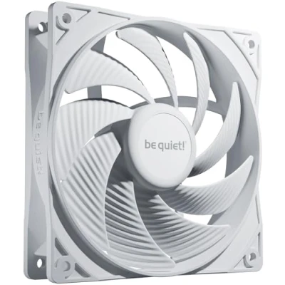 Imagen de be quiet! Pure Wings 3 120mm PWM high speed White ventilador, motor de bucle cerrado con regulación velocidad, alta velocidad punta, rpm mínimas bajas, bastidor del ventilador optimizado, BL111