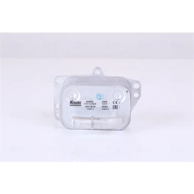 Imagen de NISSENS 90899 Radiador de aceite sin alojamiento del filtro PEUGEOT: 307 SW, Hatchback, 407 CITROËN: C4 I C5 II Familiar