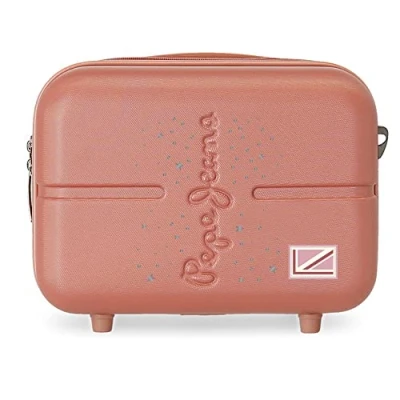 Imagen de Pepe Jeans Jane Neceser Adaptable con Bandolera Rojo 29x21x15 cms Rígido ABS 9,14L