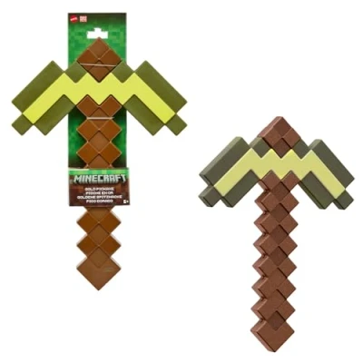 Imagen de Minecraft Colección de accesorios batalla juguete para juegos imitación con diseño pixelado (los estilos pueden variar), JCV18
