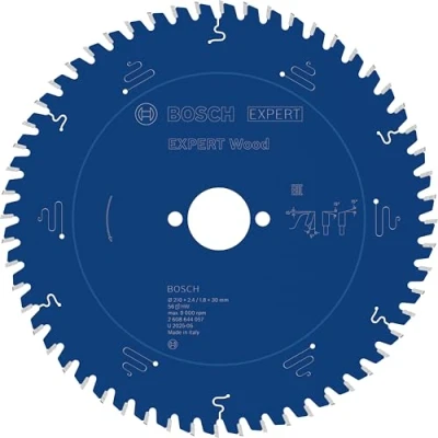 Imagen de BOSCH 2608644057 Disco de sierra circular CSB Expert madera: 210x30x56D, azul