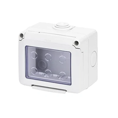 Imagen de Gewiss caja de superficie estanca serie 27 para mecanismos system ip55 3 módulos gris ral 7035 gw27043dy