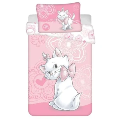 Imagen de Jerry Fabrics Juego de Cama (100% algodón, Funda nórdica 100 x 135 cm, Almohada 40 60 cm), Color Rosa