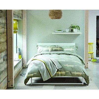 Imagen de Scion Mr Fox Funda de edredón, tamaño Cama Matrimonio, Color Plateado, Doublé
