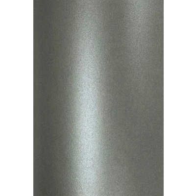 Imagen de Netuno 10x papel nacarado color gris DIN A4 210x297mm 120g Aster Metallic Grey con efecto perla de doble cara para imprimir tarjetas folletos invitaciones scrapbooking bricolaje manualidades boda menu