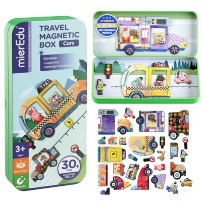 Imagen de Puzzle Magnético Mis Viajes Coches