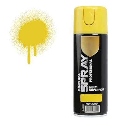 Imagen de H HANSEL HOME Pintura Spray Amarillo Limón 400 Ml