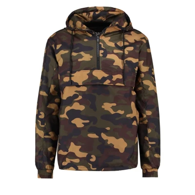 Imagen de Urban Classics CAMO PULL OVER Windbreaker Cortaviento, Hombre, Talla: Medium, Wood