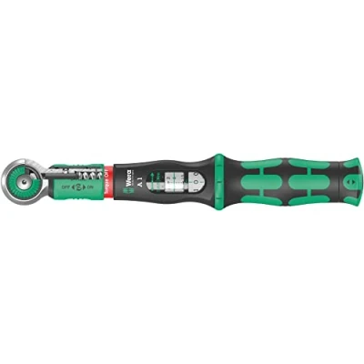 Imagen de Wera 05075800001 Llave dinamométrica Safe Torque a 1 con arrastre de cuadradillo 1/4&quot;, 2 12 Nm, Negro verde