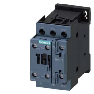 Imagen de Siemens Contactor ac3 4kw 1na+1nc corriente alterna 230v s0 tornillo