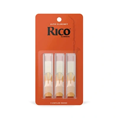 Imagen de Rico RDA0320 Cañas para Clarinete Alto, Set de 3
