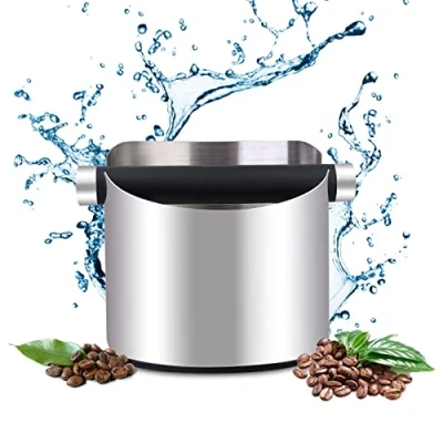 Imagen de Depósito para portacoladores Sporgo Knock Box Máquinas caja de descuento posos café, tocador café barista Accesorios cafetera espresso Coleccionar y reciclar
