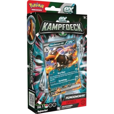 Imagen de Pokémon Juego de Cartas coleccionables: baraja Combate Hundemon ex (baraja inmediatamente jugable con 60 Cartas)