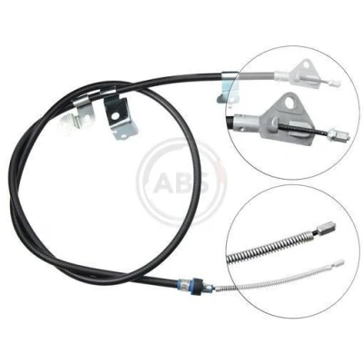 Imagen de A.B.S. K19457 Cable de Freno Mano 1582 Tambor para dirección izquierda/derecha TOYOTA: Yaris I Hatchback