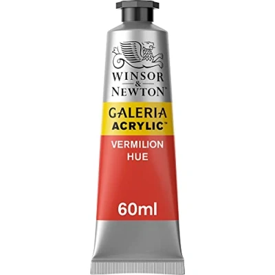 Imagen de Winsor &amp; Newton Galería Pintura Acrílica , 60 ml, Naranja (Vermilion Hue)