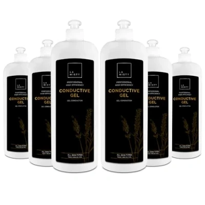 Imagen de Gel CONDUCTOR 1000 ml ultrasonidos de uso profesional (ultrasonidos, electroestimulación, etc.) 6 uds.