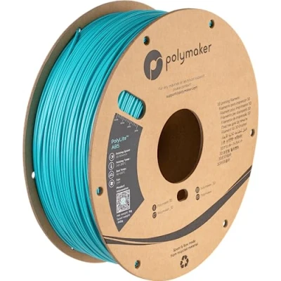 Imagen de Polymaker PE01010 PolyLite Filament ABS geruchsarm 1.75mm 1000g Turquesa 1 Pieza(s)