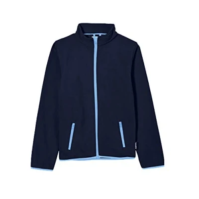 Imagen de Playshoes Color Contrast Unisex Forro polar para niños, Talla: 152, Navy