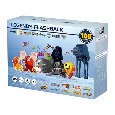 Imagen de Consola Retro Legends Flashback 100 Juegos, 2 Mandos, Hdmi 720p, Plug&amp;play