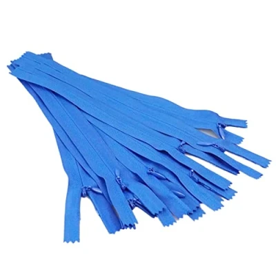 Imagen de ACCESSOIRES LEDUC Trimz Invisible Zip RVNAVN3 Cremallera, Nailon, Azul, 60 cm, 10