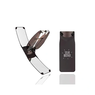 Imagen de solar BROTHER Suncase Gear Mechero Carcasa bienergética única de encendido instantáneo Impermeable y resistente al viento Innovación francesa patentada (marrón)