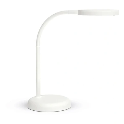 Imagen de MAUL Lampara escritorio MAULjoy 26 x 13.7 33.5 cm Pequeña Lámpara de con soporte mesa LED moderna para luz 3000K Blanco