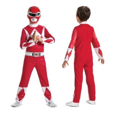 Imagen de RueDeLaFete Déguisement Classique Power Rangers Dino Fury Rouge Enfant