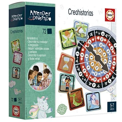 Imagen de Educa Aprender es Divertido, Crear Historias, Juego Educativo para niños a Partir de 5 años. Se divertirán creando Sus primeras Historias poniendo en práctica su Creatividad e imaginación (18694)