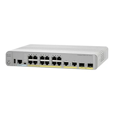 Imagen de Cisco Ws c3560cx 12pd s Gestionado Gigabit Ethernet (10/100/1000) Energía Sobre (poe) Color Blanco Switch De Red