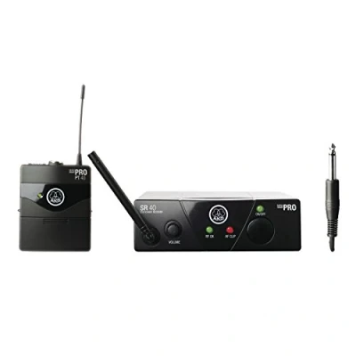 Imagen de AKG WMS40 MINI INST ISM1 Micrófono inalámbrico (banda UHF), color negro