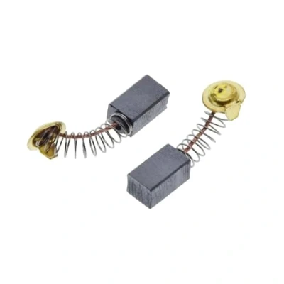 Imagen de Trade Shop Escobillas de carbón para motor (2 unidades, 6,5 x 7,5 12/14 mm, compatible con Einhell TC SM 2131, TH BT 2131)