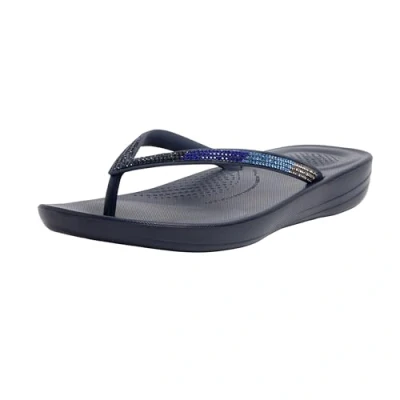 Imagen de Fitflop Sparkle Classic iqushion Ombre, Flipflop Mujer, Midnight Navy (Marineblau), 43 EU