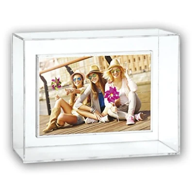 Imagen de Zep B146C Collection Acrylic Neon Marco de Fotos, Color Transparente, 10 x 15 cm, Blanco